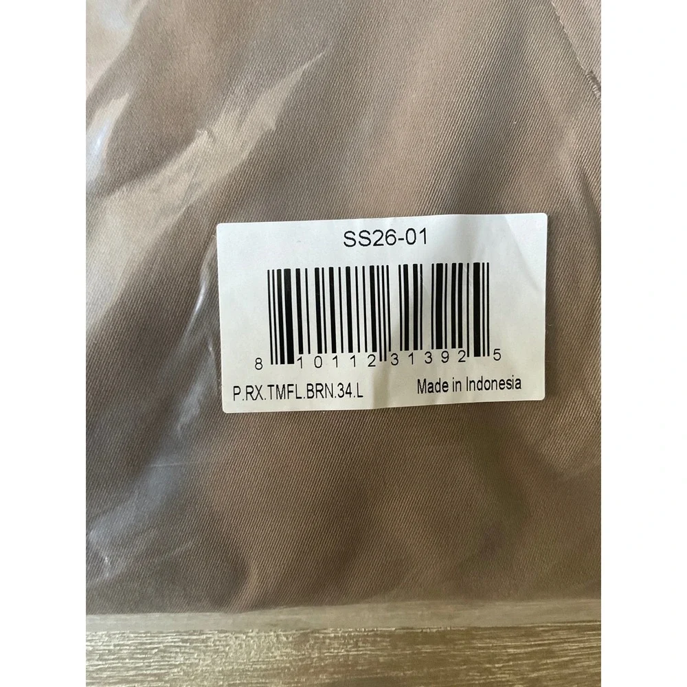 KETL Mountain Tomfoolery Chino Travel Pants Pants Brown Size 34L New With Tags
